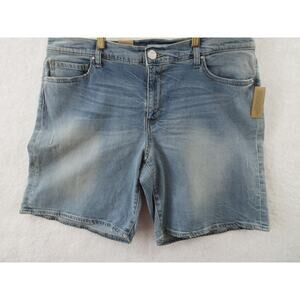 NWT DKNY Jeans BLEEKER Boyfriend Shorts Women's Blue Denim Size 16